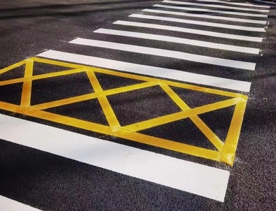 柘城柘城园区交通标线施工